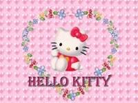 pic for Hello Kitty Flower Heart